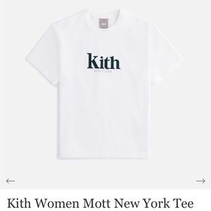 NWT KITH WOMEN MOTT NEW YORK TEE II - WHITE